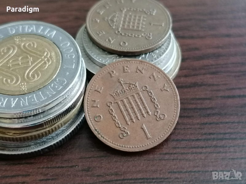 Монета - Великобритания - 1 пени | 1989г., снимка 1