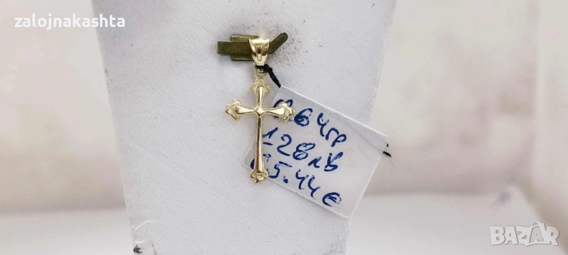 Нов Златен кръст-0,64гр/14кр, снимка 1