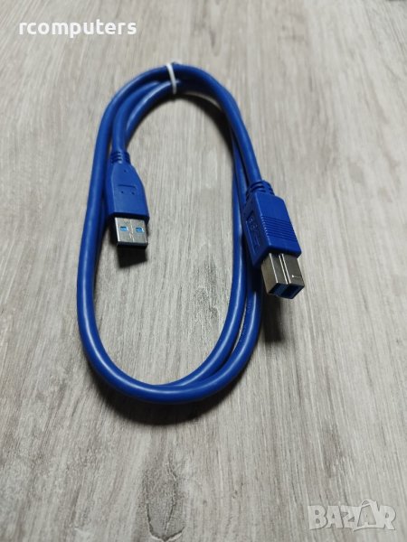 Кабел USB 3.0 AM / BM 1m, снимка 1