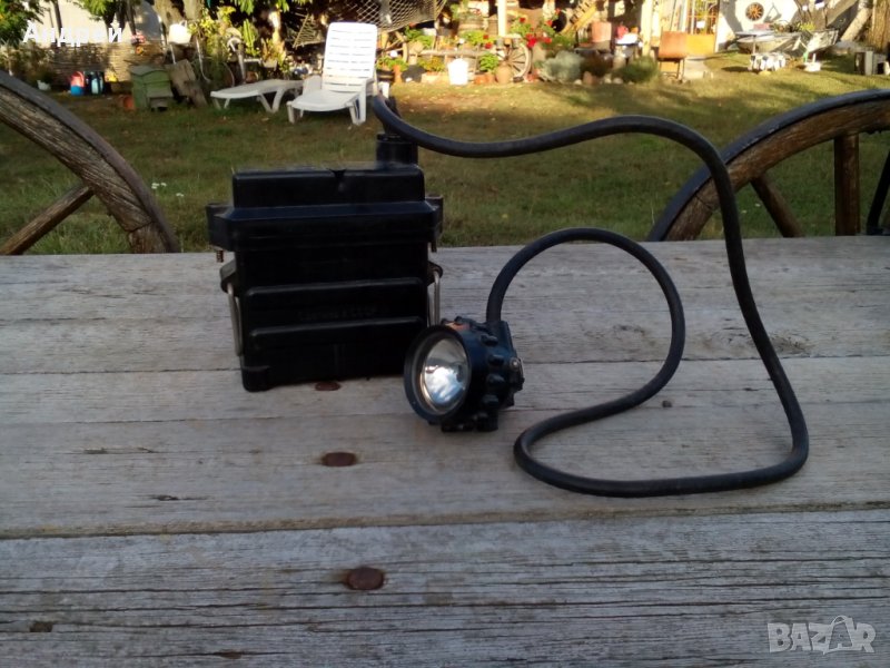 Стара миньорска лампа,фенер #2, снимка 1