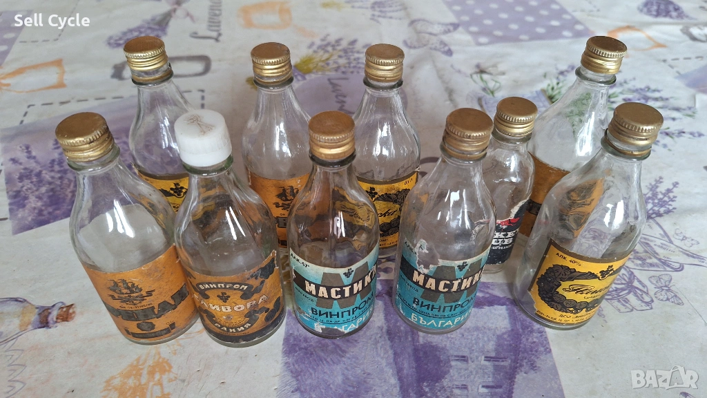 ✅СТЪКЛЕНИ ШИШЕНЦА - 100 МЛЛ. ВИНПРОМ❗, снимка 1