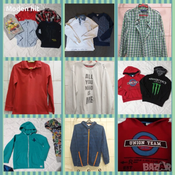 Блузи, суичъри и ризи за момче размер 134-140 см./9-10 г., снимка 1