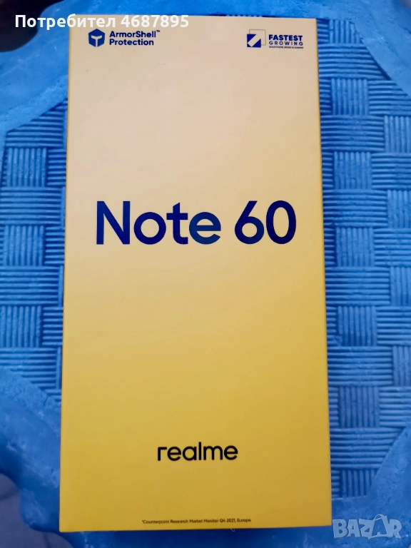 Телефон Note 60 + Кейс + Гаранция, снимка 1