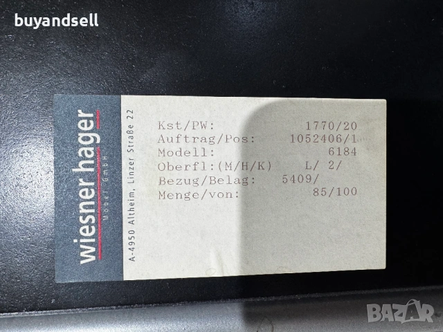 Австрийски качествени столове Wiesner-Hager, снимка 8 - Столове - 53110573