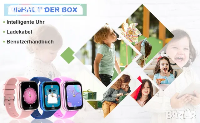 Смарт детски часовник -телефон X53, sim карта, снимка 10 - Кенгура и ранички - 48804983