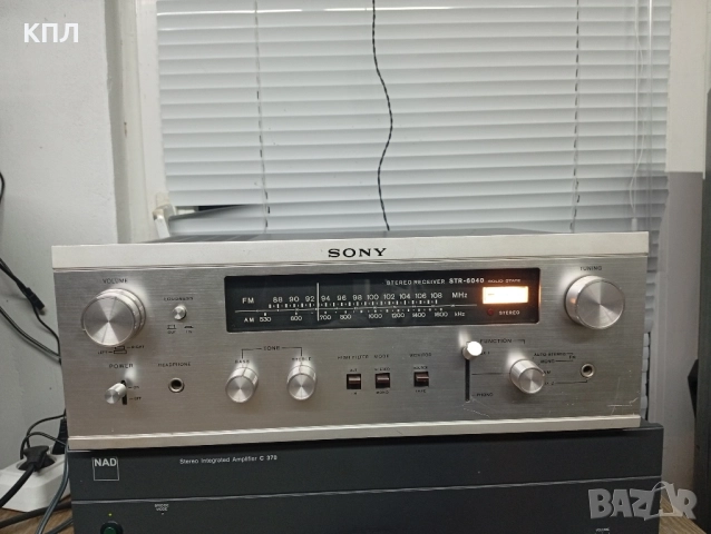 Винтидж ресивър SONY STR-6040, снимка 2 - Ресийвъри, усилватели, смесителни пултове - 52446122