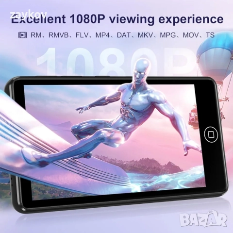 MP3 плейър с Bluetooth и WiFi, MP3 и MP4 плейъри с 4.02-инчов сензорен екран и високоговорител, снимка 6 - MP3 и MP4 плеъри - 52107749