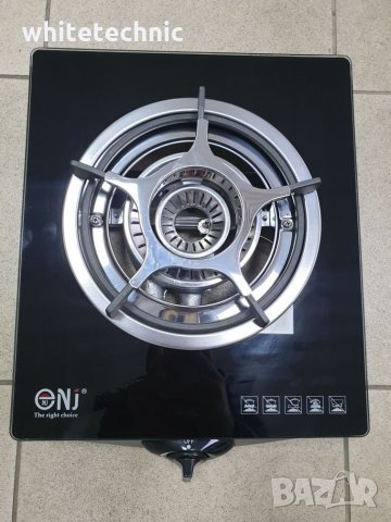 ••НОВО•• Газов керамичен котлон единичен с термо защита - NJ- NGB S1 3г. гаранция, снимка 3 - Печки, фурни - 27646466