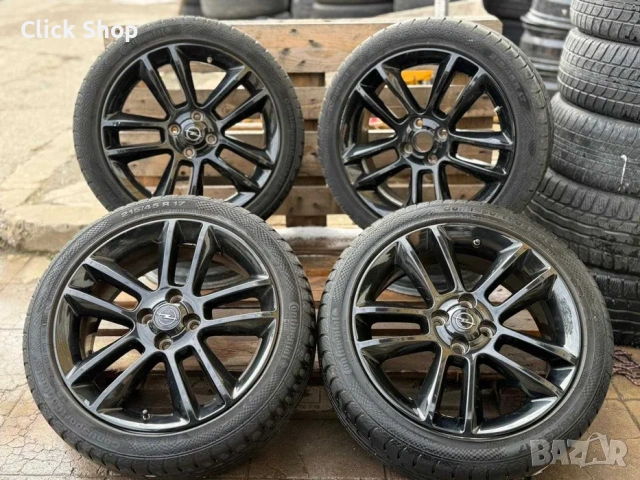 4х100 Джанти 17 цола Опел Корса Адам 4x100 Opel Corsa Adam, снимка 4 - Гуми и джанти - 53431616