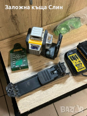 Лазерен нивелир линеен DeWALT DCE089D1G 360° , снимка 2 - Други инструменти - 53308263