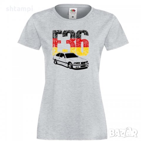 Дамска тениска BMW E36 German Flag