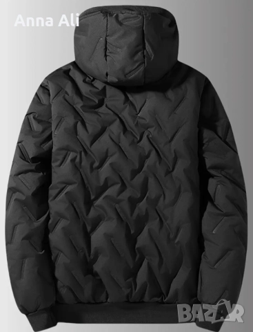 Мъжко топло яке , с качулка, водоустойчиво и ветроустойчиво, снимка 2 - Якета - 52210389