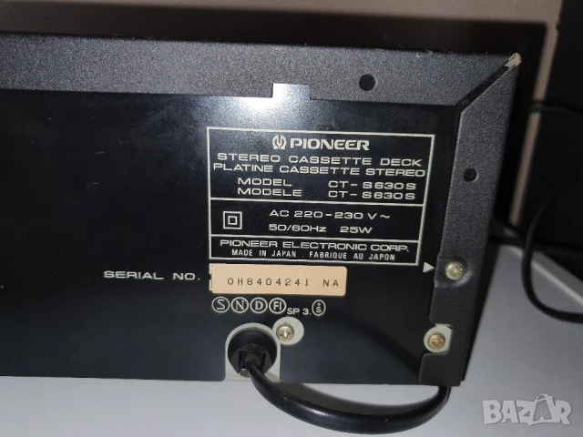 Pioneer-CTS 630 S +Pioneer A 335, снимка 15 - Декове - 51408184