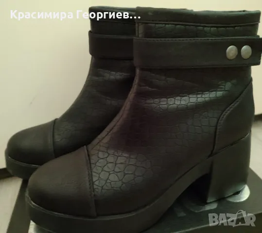 Дамски боти еко кожа , снимка 5 - Дамски боти - 47729027