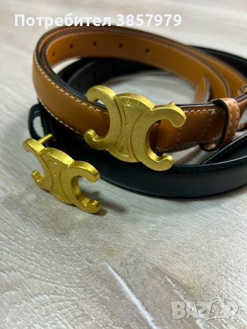 Кожен колан Celine, снимка 2 - Колани - 44036389