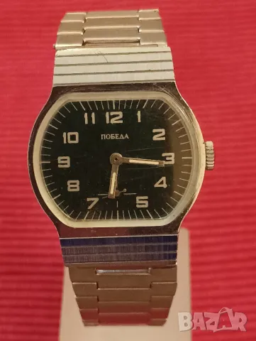Стар механичен мъжки часовник Победа. , снимка 4 - Мъжки - 49269767