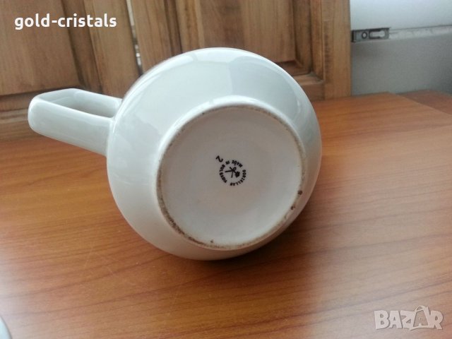 Стар български порцелан чайник кана , снимка 4 - Антикварни и старинни предмети - 33682329