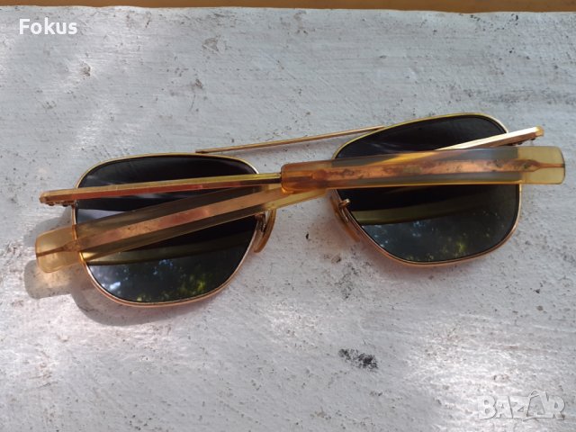 Vintage Слънчеви очила American Optical Aviator AO, снимка 5 - Антикварни и старинни предмети - 37157273