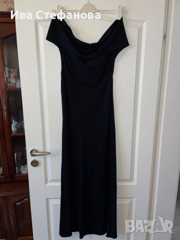    официялна черна еластична рокля с гол гръб-Ted Baker, снимка 8 - Рокли - 19917146