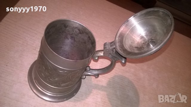 МЕТАЛНА РЕТРО ХАЛБА-16Х14Х10СМ-ВНОС ХОЛАНДИЯ, снимка 9 - Антикварни и старинни предмети - 27810380