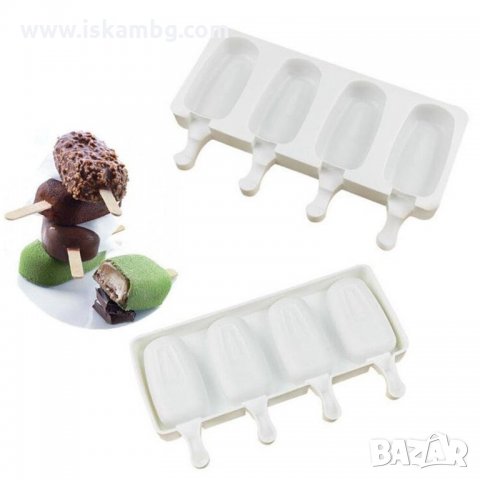 3 ВИДА ескимо сладолед силиконова форма молд калъп за направа на попсикълс popsicle - КОД 3211, снимка 3 - Други - 33576676