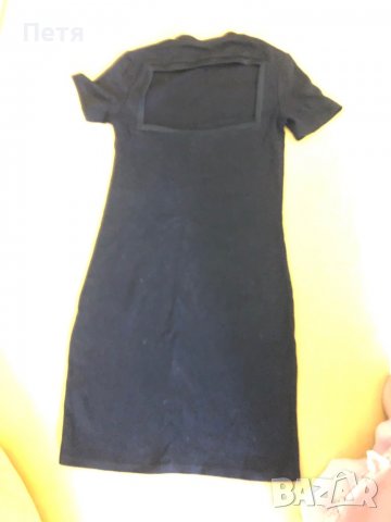 Дамска черна рокля с гол гръб, снимка 2 - Рокли - 37929757