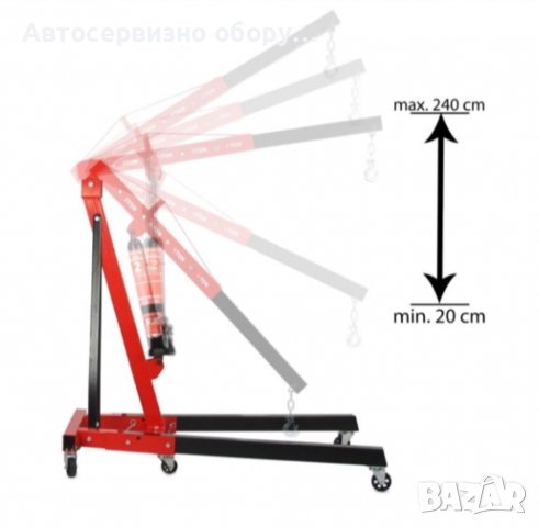 Кран за двигател 2т. жираф + везна Mar-Pol, снимка 4 - Други инструменти - 39705402