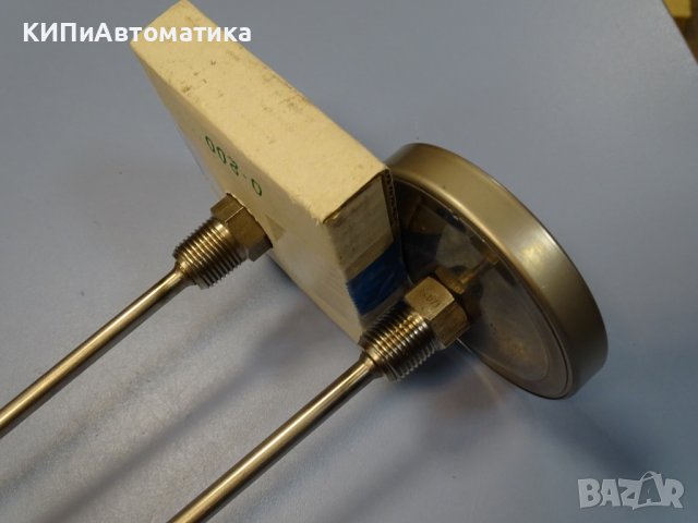 биметален термометър Wika thermometer ф100mm, 0/+200°C, L-650mm, снимка 5 - Резервни части за машини - 37084357