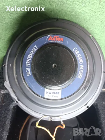 Субуфер за автомобил AXTON HW260C запазен , снимка 8 - Тонколони - 49506942