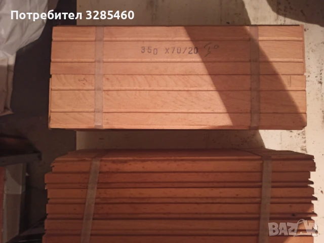 Дъбов паркет 350/70/20 мм, снимка 3 - Естествен паркет - 35959429