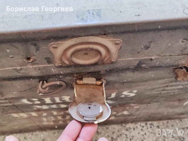 Стар сандък два броя, снимка 3 - Антикварни и старинни предмети - 50819975