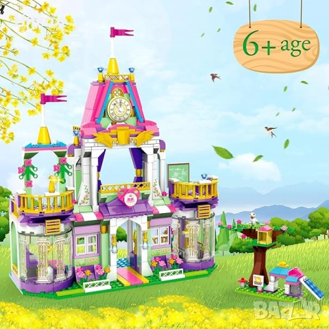 Конструктор Замък на принцеса - 687 елемента, снимка 8 - Конструктори - 53431469