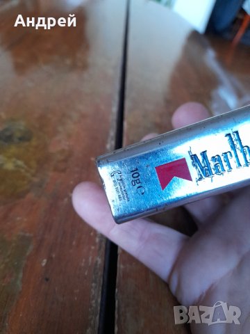 Стара кутия от тютюн,табакера Marlboro, снимка 5 - Други ценни предмети - 43595960