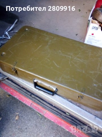 Стар метален военен куфар , снимка 3 - Антикварни и старинни предмети - 37898053