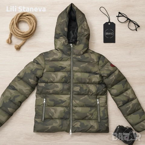 Топло капитонирано яке – практично, стилно и удобно всеки ден. BENETHON. , снимка 6 - Якета - 51858589