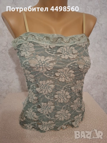 Дамски Топ -дантелен