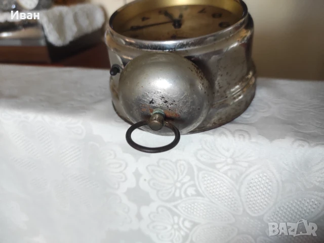 Немски механичен будилник Хамбург Американ, снимка 5 - Антикварни и старинни предмети - 51197011