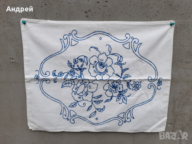 Старинна бродирана калъфка за възглавница #18, снимка 2 - Антикварни и старинни предмети - 44912840