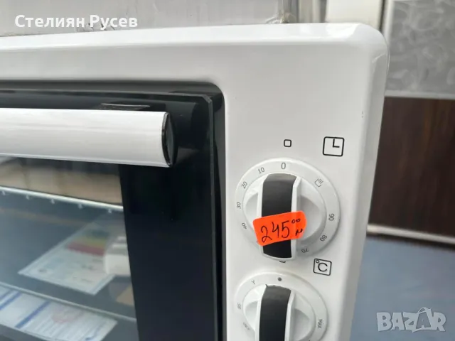 0031  Готварска печка / фурна SNAIGE SNO 4200W цена 245лв 42 литра  / цвят бял / без котлони отгоре , снимка 4 - Печки, фурни - 47525482