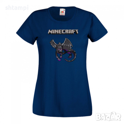 Дамска тениска Ender Dragon 2 майнкрафт Minecraft,Игра,Забавление,подарък,Изненада,Рожден Ден., снимка 9 - Тениски - 36520678