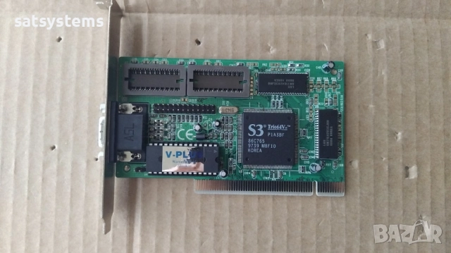 Видео карта S3 Trio64V+ V-PLUS 1MB PCI