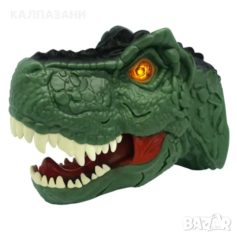 MIGHTY MEGASAUR Глава динозавър T-REX Hand Puppet звук и светлина 80595, снимка 5 - Фигурки - 47510127