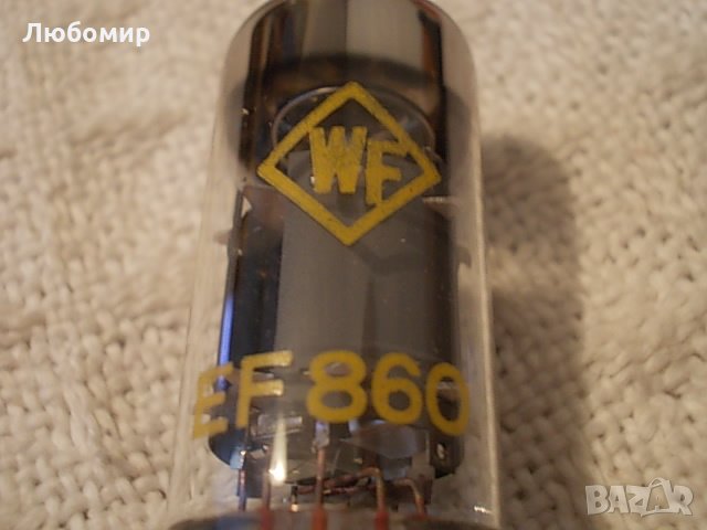 Радиолампа EF 860 WF, снимка 5 - Друга електроника - 27688221