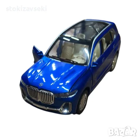 Метална количка 1:24 с реалистични светлини, звуци и дим, снимка 6 - Коли, камиони, мотори, писти - 49317646