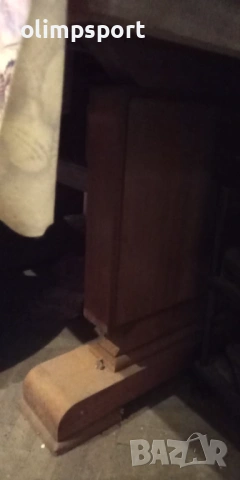 заседателна маса дърво масив 150 х 90 см неразпъната, снимка 2 - Маси - 53393922