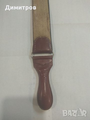 Бръснарски каиш . За заглаждане на бръснача преди ползване., снимка 5 - Антикварни и старинни предмети - 35245416