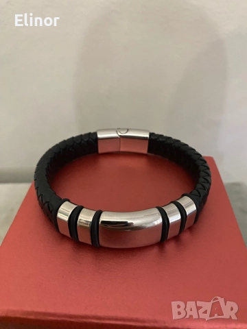 Мъжка кожена гривна