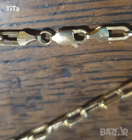 12,12 гр. Златно Колие 14 к проба 585, снимка 2 - Колиета, медальони, синджири - 49755199