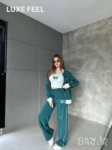 Дамски Комплект -3 Части MIU MIU , снимка 2 - Спортни екипи - 52957174