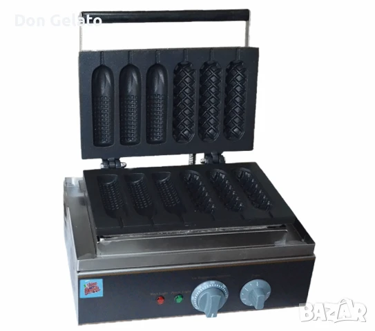 Професионален гофретник за Хот Дог и Корн Дог, снимка 7 - Гофретници - 51268463